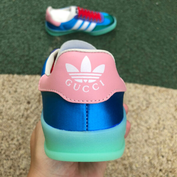 Gucci Joint Adidas Light Blue Silk - Image 7