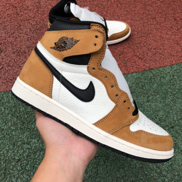 Black Brown Toe Yellow Air Jordan - Image 16