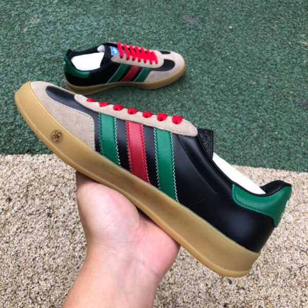 Gucci Joint Adidas Black Green And Brown - Image 4