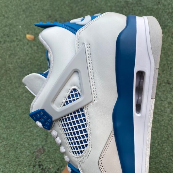 AJ4 white blue "Military Blue" 2024 white blue FV - Image 6