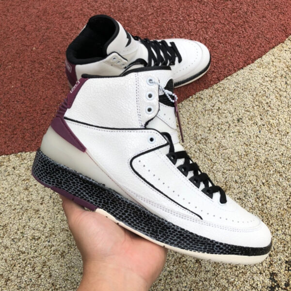 Snake Print Burgundy Maniere x Air Jordan - Image 9