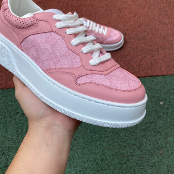 Gucci Thick-Soled Pink and White - Image 7
