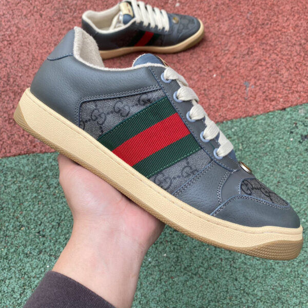 Gucci Low-Top Carbon Gray - Image 7