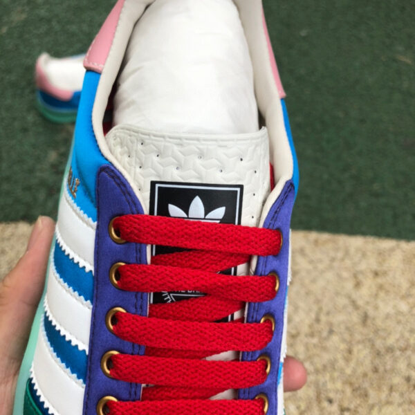 Gucci Joint Adidas Light Blue Silk - Image 8