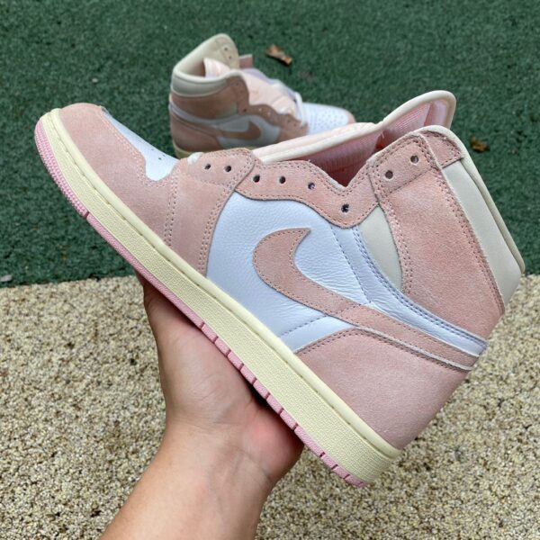 Washed White Pink Air Jordan - Image 10