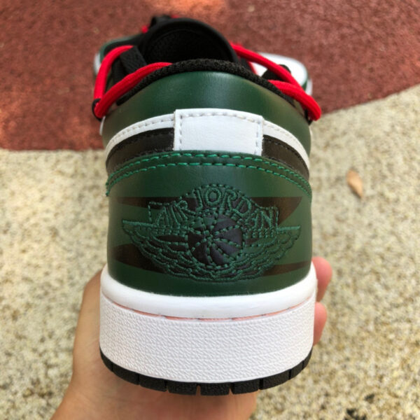 Strappy White And Green Air Jordan - Image 11