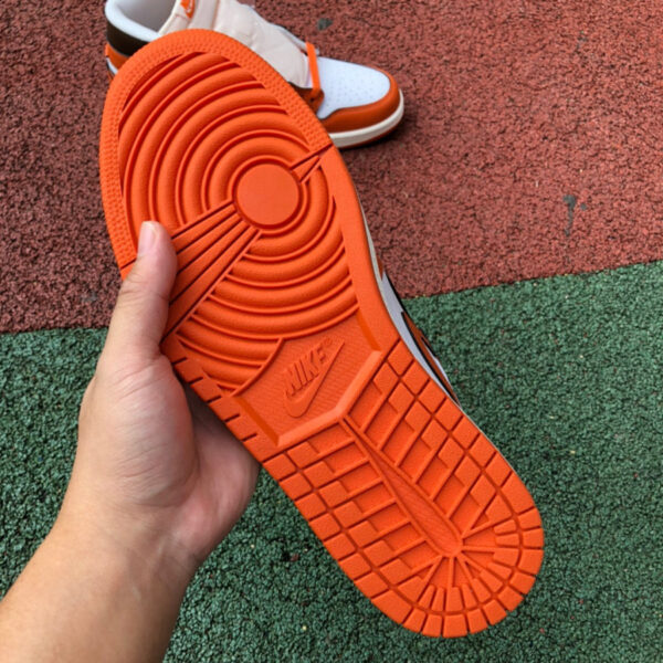 White Orange  Starfish Air Jordan - Image 4