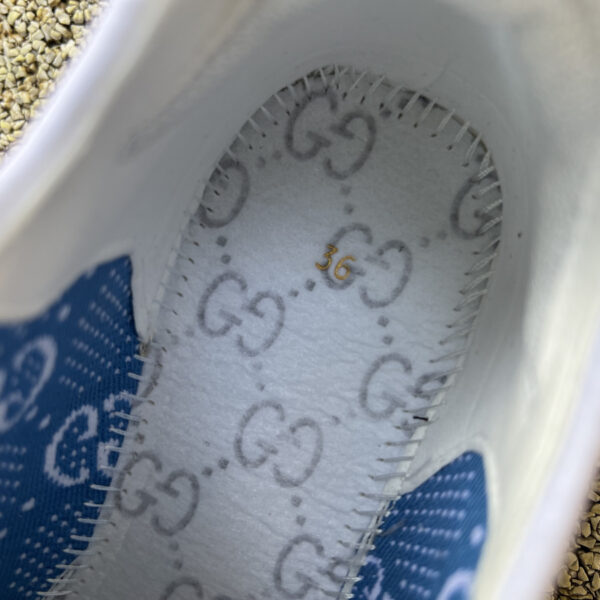 Gucci Running Shoes White And Blue - Image 8