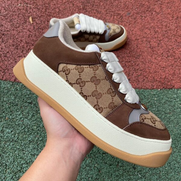 Gucci Thick-Soled Chubby Brown - Image 7