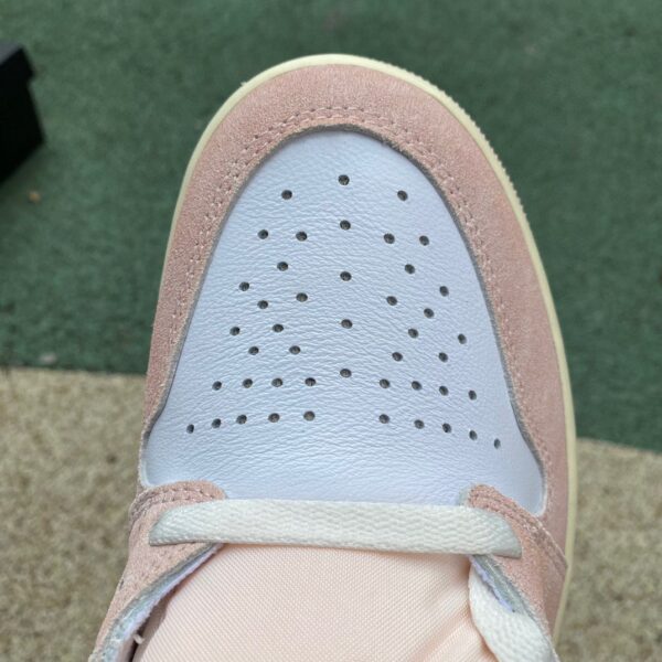 Washed White Pink Air Jordan - Image 9