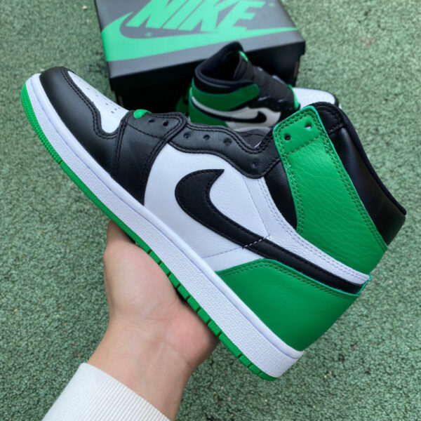 Black And White Green Air Jordan - Image 20