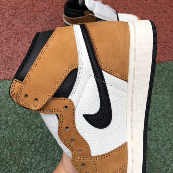Black Brown Toe Yellow Air Jordan - Image 17