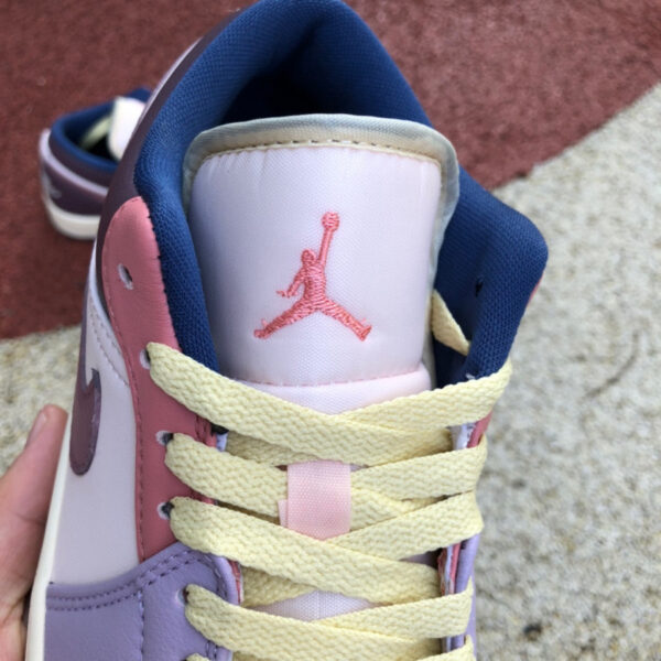 Pink And Purple Low Air Jordan - Image 11