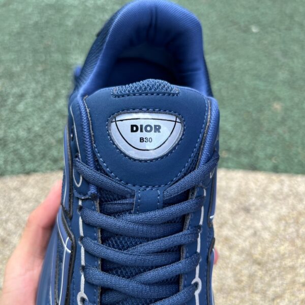 Dior B30 Mesh Fabric Dark Blue - Image 9