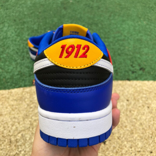 Dunk Black Red Blue Yellow Stitching - Image 16