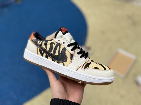 Tiger Pattern Air Jordan - Image 8