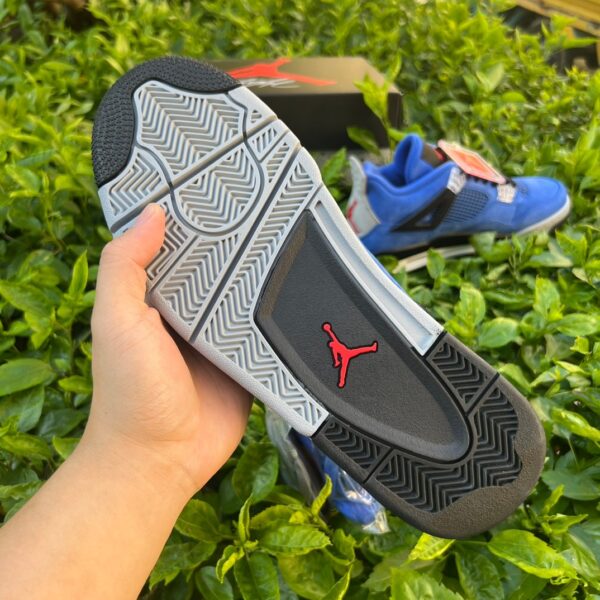 AJ4 blue and black Eminem x Jordan "Encore" low-top retro basketball shoes men's blue and black - Image 10