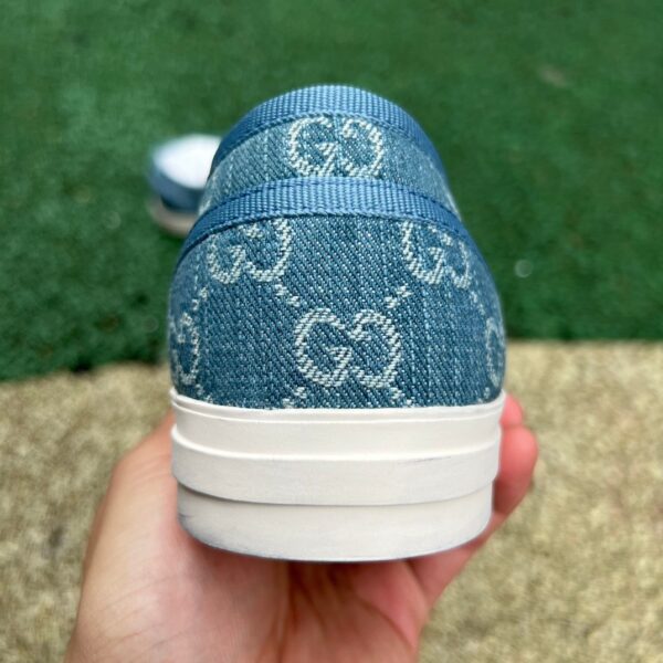 GUCCI Canvas Shoes Blue - Image 6