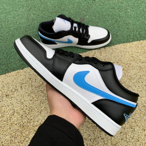 Black And White Blue Air Jordan - Image 9