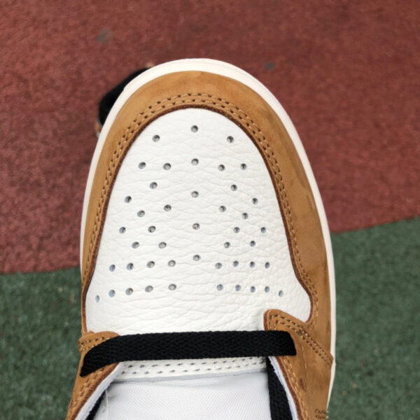 Black Brown Toe Yellow Air Jordan - Image 10