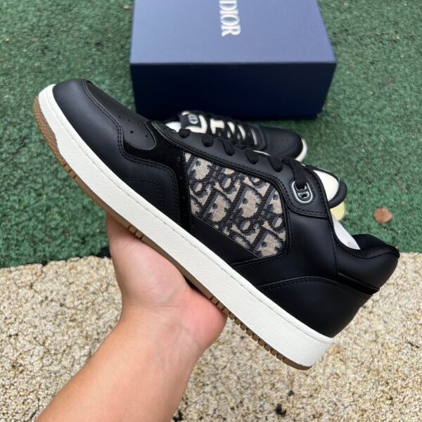 DIOR B27 Low-Top Sneakers Black and White - Image 8