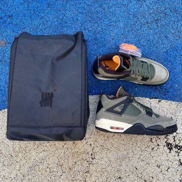 AJ4 Army Green Retro UNDFTD Low-top Retro Basketball Shoes Men's Army Green JBM351 M1 - Image 11