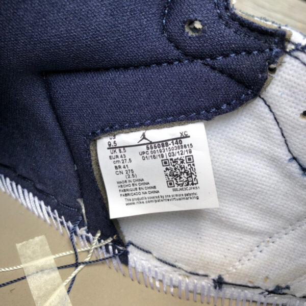 Obsidian North Carolina Air Jordan - Image 13
