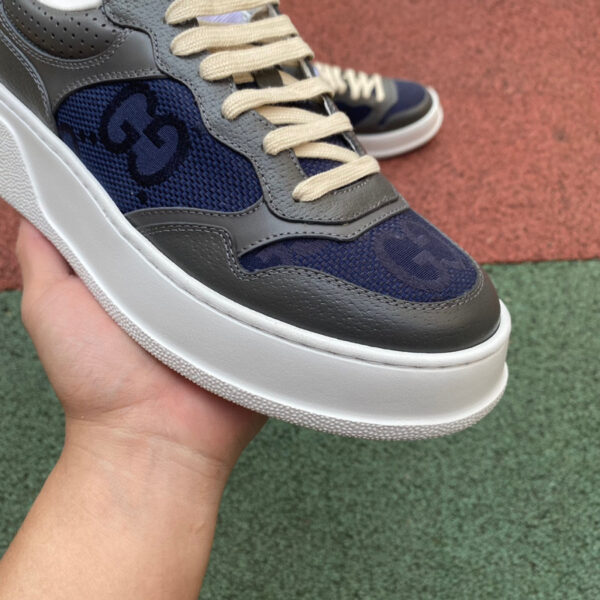 Gucci Thick-Soled Dark Gray Blue - Image 8