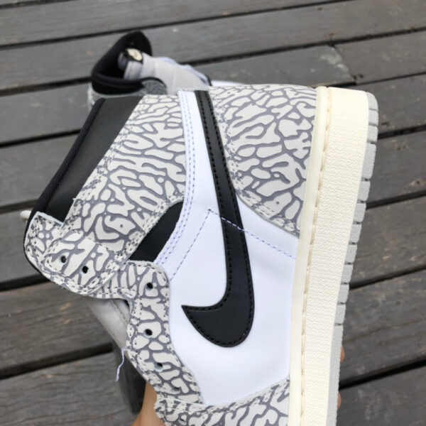 White Cement Burst Pattern Air Jordan - Image 10
