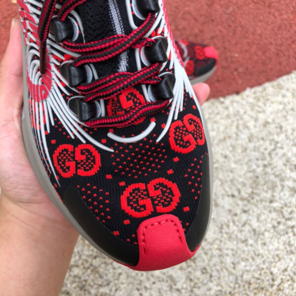 Gucci Running Shoes Black And Red - Image 7