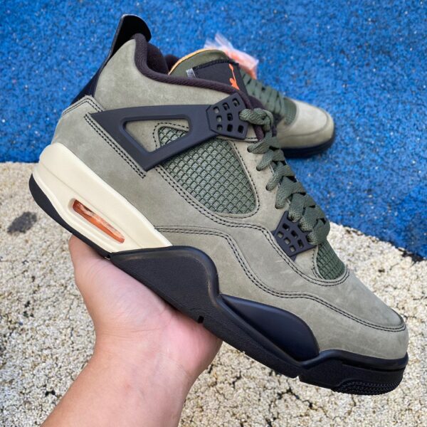 AJ4 Army Green Retro UNDFTD Low-top Retro Basketball Shoes Men's Army Green JBM351 M1 - Image 22