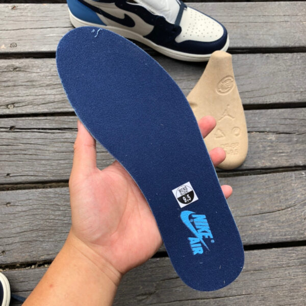 Obsidian North Carolina Air Jordan - Image 7