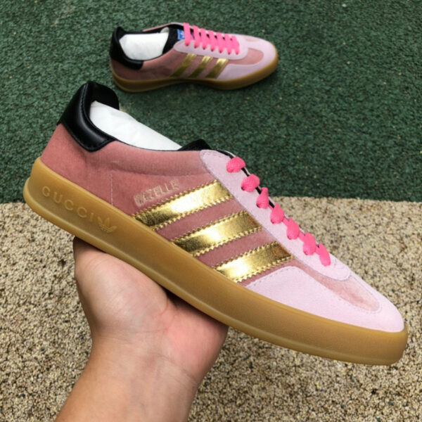 Gucci Adidas Dirty Pink - Image 8