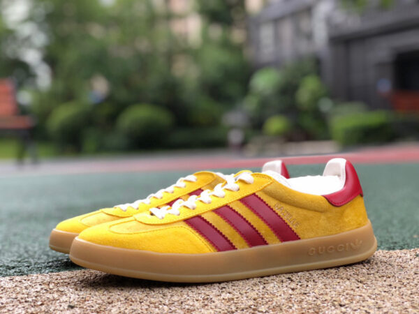 Gucci Co-Branded Adidas Yellow And Red
