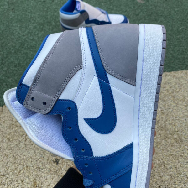 White Gray Blue Air Jordan - Image 12