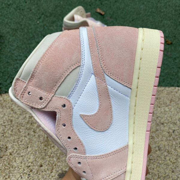Washed White Pink Air Jordan - Image 13