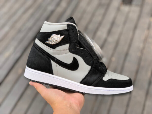 Panda Plush Black Gray Air Jordan - Image 11