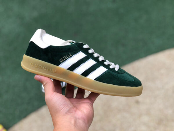 Gucci co-branded Adidas Green And White - Image 8
