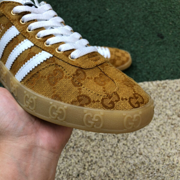 Gucci Co-Branded Adidas White Brown - Image 10