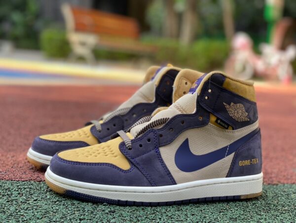 Blue And Yellow TEX Air Jordan