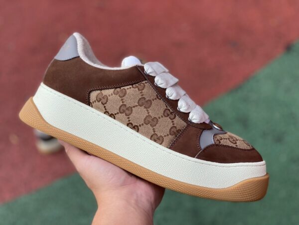 Gucci Thick-Soled Chubby Brown - Image 10