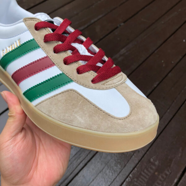 Gucci Co-Branded Adidas White Brown - Image 10