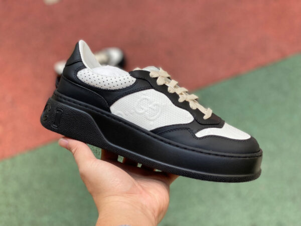 Gucci Thick Sole Black and White - Image 8