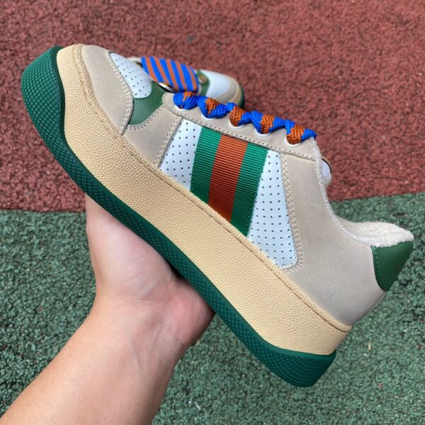 Gucci thick-soled chubby rice gray green blue - Image 10