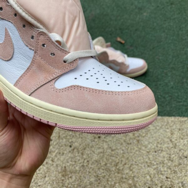 Washed White Pink Air Jordan - Image 11