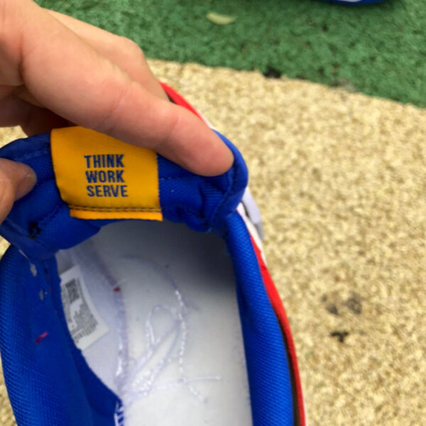Dunk Black Red Blue Yellow Stitching - Image 10