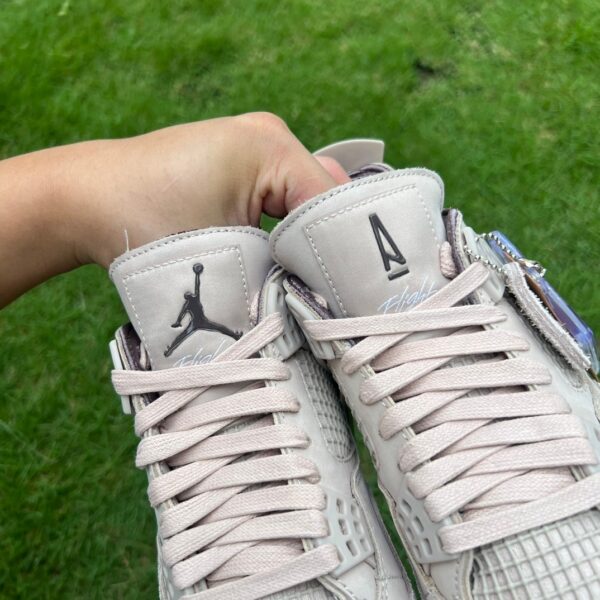 AJ4amm gray powder T1 pure original‼ ️ A Ma Maniere x Air Jordan 4 AJ4 FZ4810-200 - Image 13