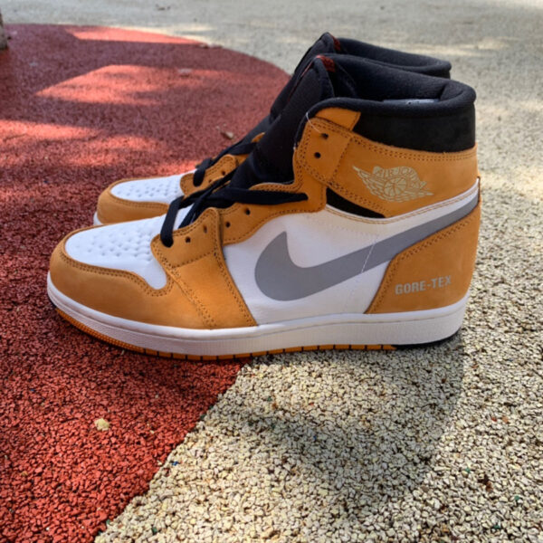 Wheat Black And White Yellow Air Jordan