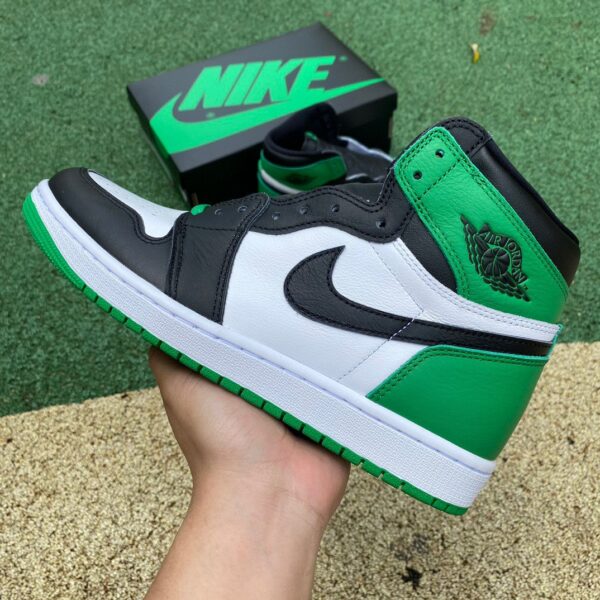 Lucky Green Black and White Air Jordan - Image 16