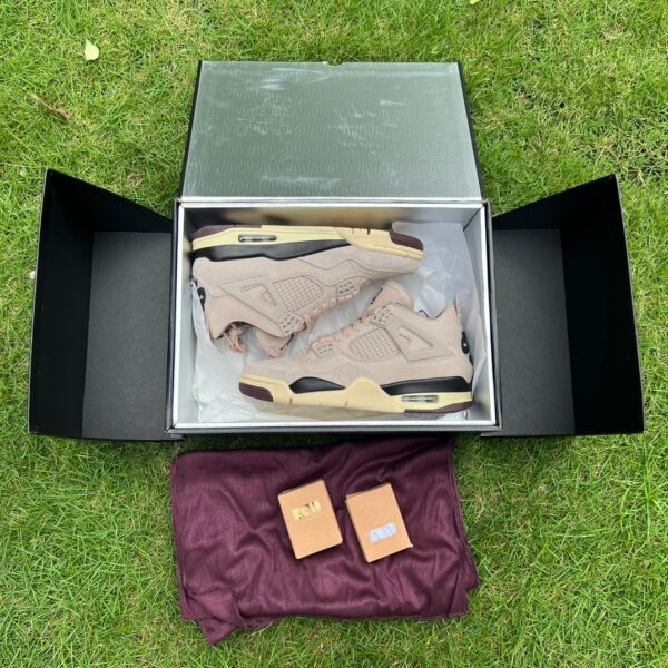AJ4amm gray powder T1 pure original‼ ️ A Ma Maniere x Air Jordan 4 AJ4 FZ4810-200 - Image 5